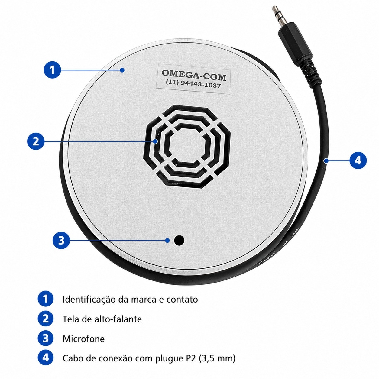 Intercomunicador Omega Modelo IPIER  1234 — miniatura 2